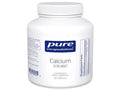 White supplement bottle labeled 'pure encapsulations Calcium citrate' on a white background